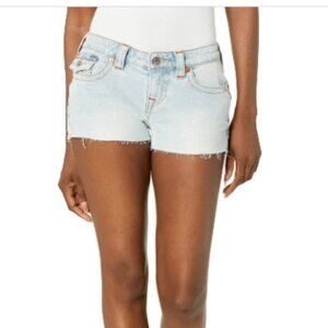 True Religion Joey Cut-off Low Rice Shorts W28